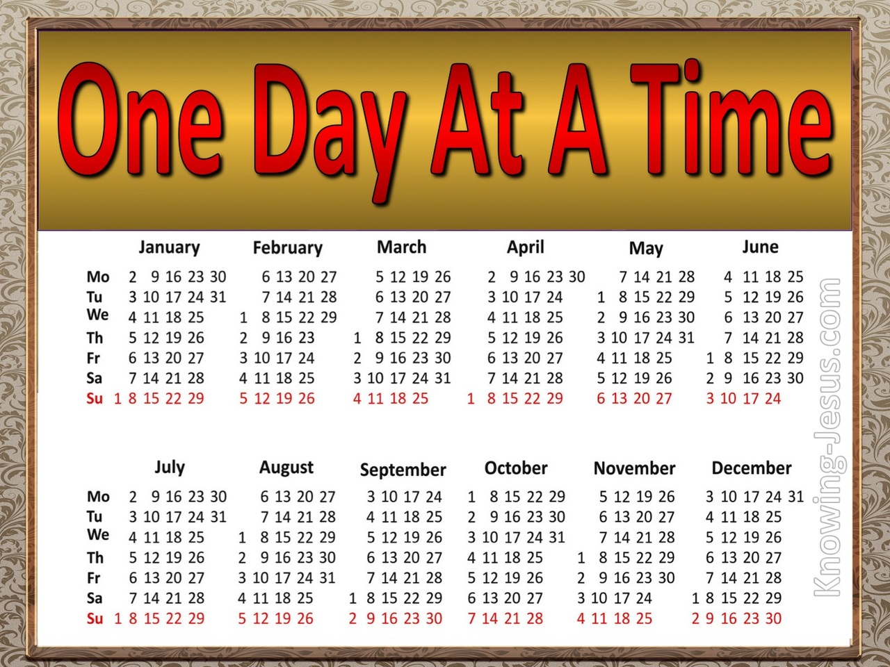 One Day At A Time (devotional)04-27 (red)